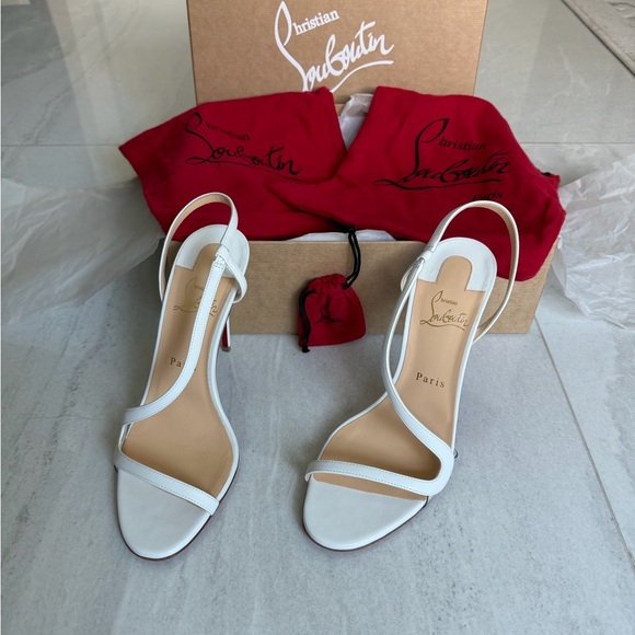 Christian Louboutin White Heels Brand New
